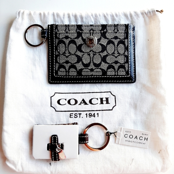 Coach Accessories - NWT COACH CARD CASE BAG CHARM